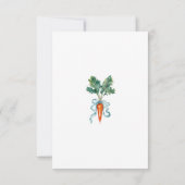 Carte De Remerciements Peter Rabbit Garden Gate Greenery Baby Shower  (Dos)