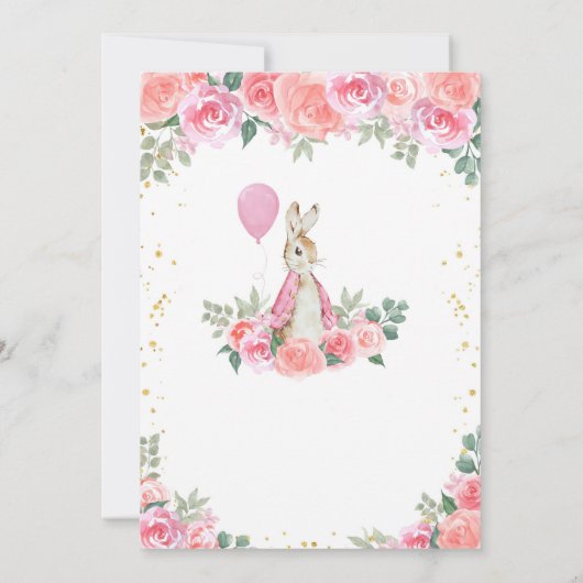 Carte De Remerciements Peter Rabbit Time Capsule Note Message Card (Dos)