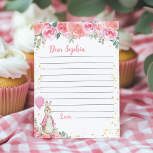 Carte De Remerciements Peter Rabbit Time Capsule Note Message Card