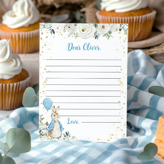Carte De Remerciements Peter Rabbit Time Capsule Note Message Card