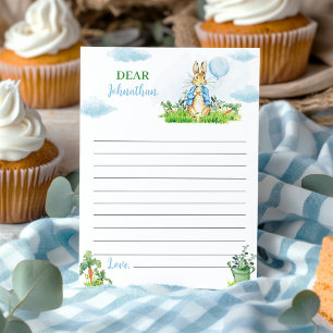 Carte De Remerciements Peter Rabbit Time Capsule Note Message Card