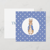 Carte De Remerciements Peter the rabbit Thank you (Devant / Derrière)