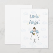 Carte De Remerciements Petit ange (Devant / Derrière)