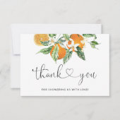 Carte de remerciements petit baby shower (Devant)