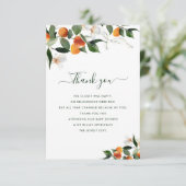 carte de remerciements petit baby shower (Debout devant)