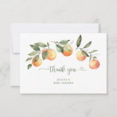 Carte de remerciements petit baby shower (Devant)