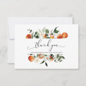 Carte de remerciements petit baby shower (Devant)