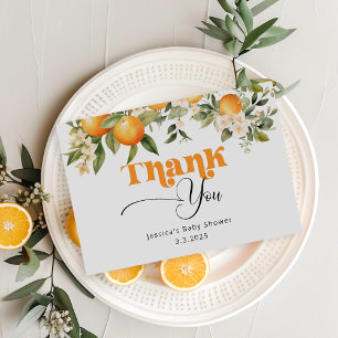 Carte de remerciements petit baby shower