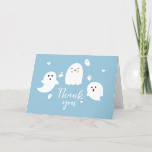 Carte De Remerciements Petit Baby shower Boy Ghost Boy