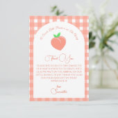 Carte De Remerciements Petit Baby shower doux (Debout devant)