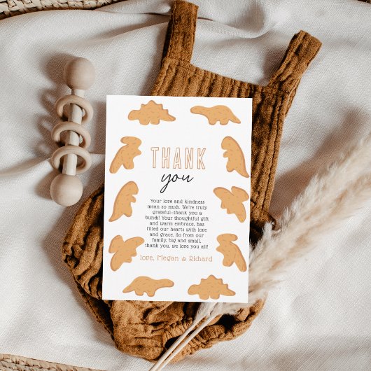 Carte De Remerciements Petit Baby shower Nugget