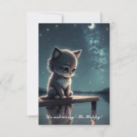 Petit chat triste