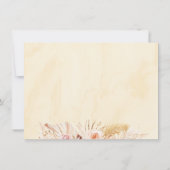 Carte De Remerciements Petit Citrouille Boho Floral (Dos)