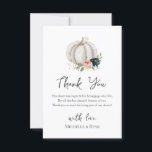 Carte De Remerciements Petit Citrouille En Route Baby shower<br><div class="desc">Aquarelle Un Peu De Citrouille Est En Route Baby shower Carte de remerciements. Le design présente une élégante disposition de texte de style moderne. Pour effectuer des modifications avancées,  sélectionnez l'option "Cliquez pour customiser plus loin" sous Personnaliser ce modèle.</div>