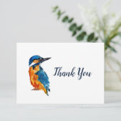 Carte De Remerciements Petit martin-pêcheur Bird (Debout devant)