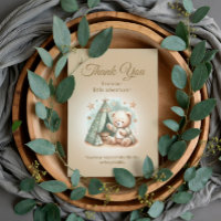 Petit ours en peluche aventurier rustique pour béb