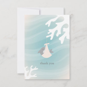 Carte De Remerciements Petit requin doux