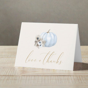 Carte De Remerciements Petite Citrouille Remerciements pour Baby Shower G