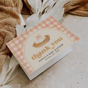 Carte De Remerciements Petite Douceur D'automne Baby Shower