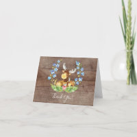 Petite Moose Baby Shower Thank You