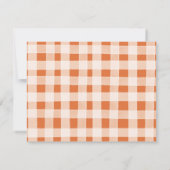 Carte De Remerciements Petite Pêche Citrus d'été (Dos)