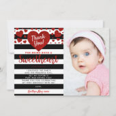 Carte De Remerciements Petite Saint-Valentin d'anniversaire de tout âge (Devant)