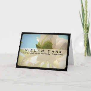 Carte De Remerciements Pfingstrose Kartengruss mit Vielen Dank