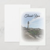 Carte de remerciements phare (Devant / Derrière)