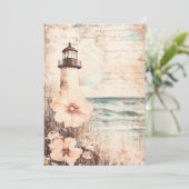 Carte De Remerciements Phare (Debout devant)