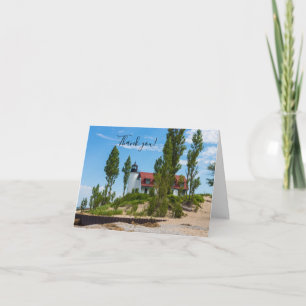 Carte de remerciements phare de Point Betsie