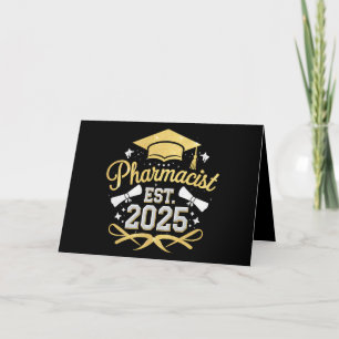 Carte De Remerciements Pharmacien diplômé de la faculté de pharmacie 2025