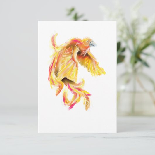 Carte De Remerciements Phoenix (Debout devant)