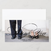 Carte de remerciements photo (Devant / Derrière)