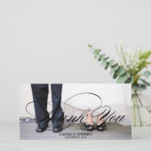 Carte de remerciements photo (Debout devant)