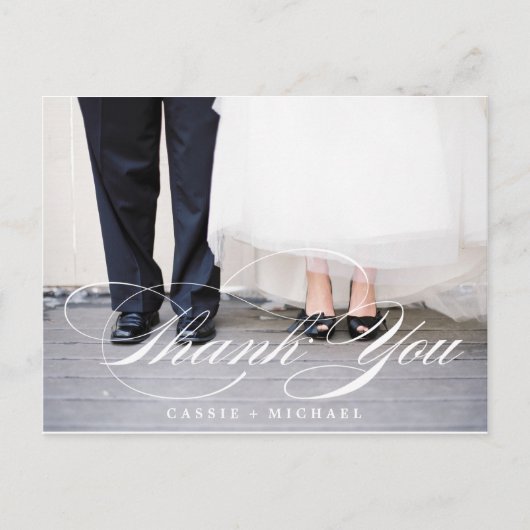 Carte de remerciements photo (Devant)