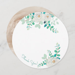 Carte de remerciements photo Aggela Round