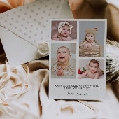 Carte de remerciements photo anniversaire