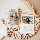 Carte de remerciements photo Arch | CARTE DE REMER