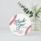 Carte de remerciements photo Birthday Circle (Debout devant)