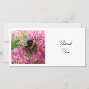 Carte De Remerciements Photo Carré - Bumble Bee