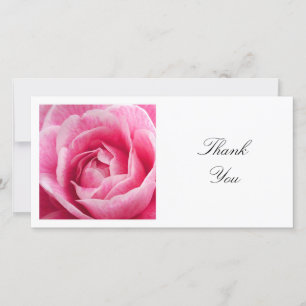 Carte De Remerciements Photo carré - Camellia rose