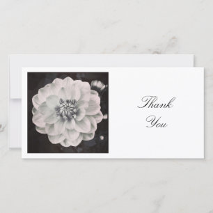 Carte De Remerciements Photo Carré - Chrysanthème