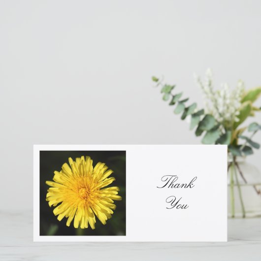 Carte De Remerciements Photo carré - Dandelion (Debout devant)