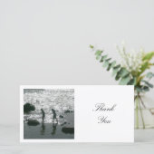 Carte De Remerciements Photo carré - Pierres de pas (Debout devant)