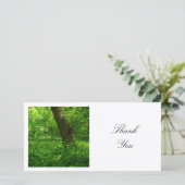 Carte De Remerciements Photo carré - Printemps dans les bois (Debout devant)