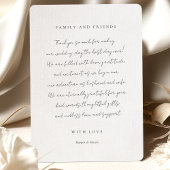 carte de remerciements photo "COME RAIN OR SHOING"