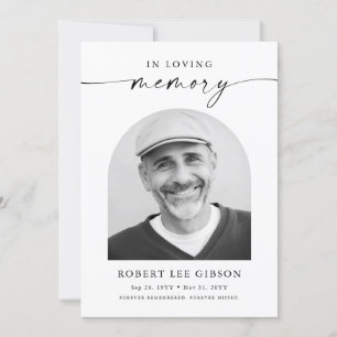 Carte De Remerciements Photo commémorative des funérailles de la Sympathi