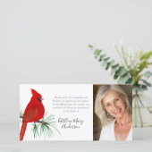 Carte De Remerciements Photo commémorative des funérailles du cardinal (Debout devant)