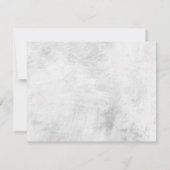 Carte De Remerciements Photo commémorative funéraire simple minimale (Dos)