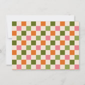 Carte De Remerciements Photo Cute Retro Floral Chat Anniversaire (Dos)